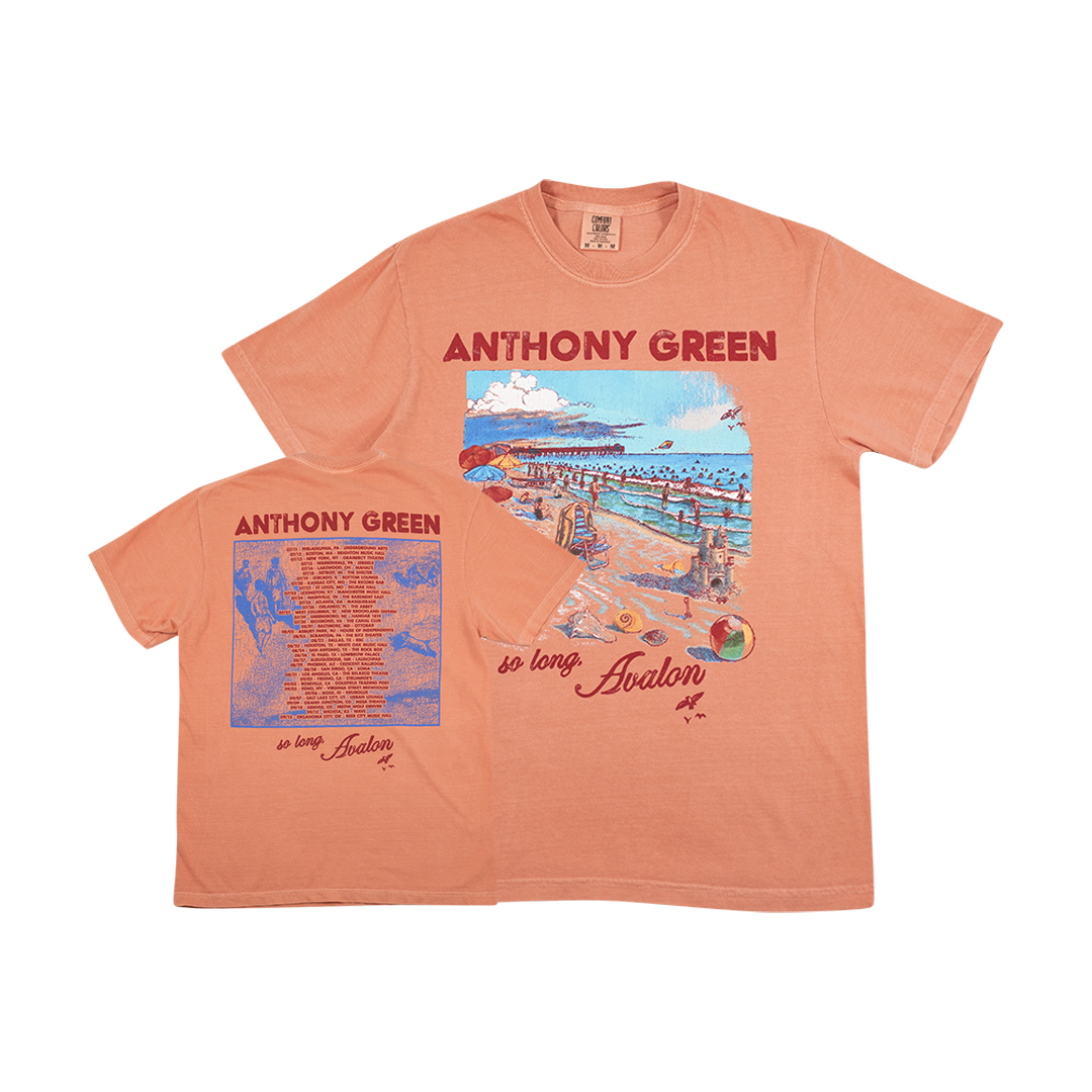 So Long Avalon Tour Shirt (Comfort Colors) – Anthony Green
